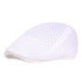 Breathable Mesh Hollow Berets Hat For Men Convenient Spring Summer Beret Quick-drying Newsboy Cap Retro Sun Hats Painter Caps