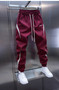 Men's Trendy Vintage Contrast Color Streetwear Sports Joggers Casual Pants Y2K High Street Splicing Sweatpants Pantalones Hombre