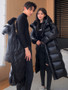 2023 New Arrivals Winter 90% White Goose Down Couple Hooded Coat Top Grade Men's Women Thick（Winter) Warm X-long Jackets