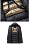 2023 New Arrivals Winter 90% White Goose Down Couple Hooded Coat Top Grade Men's Women Thick（Winter) Warm X-long Jackets