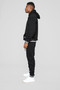 Mens Hoodie Set Loose Long Sleeve Pullover Pure Color Casual Pants Set 2-Piece Fashion Hoodie Men New
