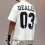 American Retro Street Round Neck Tshirts Summer Sports Loose Short Sleeved Jersey Mesh Quick Drying Breathable Oversized T-shirt