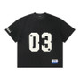 American Retro Street Round Neck Tshirts Summer Sports Loose Short Sleeved Jersey Mesh Quick Drying Breathable Oversized T-shirt
