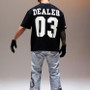 American Retro Street Round Neck Tshirts Summer Sports Loose Short Sleeved Jersey Mesh Quick Drying Breathable Oversized T-shirt
