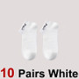 10 Pairs Men Summer Thin Mesh Ankle Socks Business Odor Proof Sweat Absorbing Breathable Fashionable Printed Casual Socks