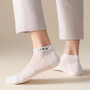 10 Pairs Men Summer Thin Mesh Ankle Socks Business Odor Proof Sweat Absorbing Breathable Fashionable Printed Casual Socks