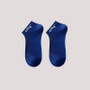 10 Pairs Men Summer Thin Mesh Ankle Socks Business Odor Proof Sweat Absorbing Breathable Fashionable Printed Casual Socks