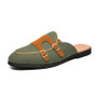 Men's Casual Mocassins Half Loafer Shoes Slippers for Men Flat Anti-Slippery Leisure Summer Fashion Mens Leather Loafers