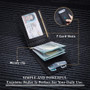 Rfid Carbon Fiber Men Wallets Man Card Holder Money Bag Slim Thin Mini Wallet Male Small Short Purse Black Walet Billfold Vallet