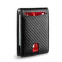 Rfid Carbon Fiber Men Wallets Man Card Holder Money Bag Slim Thin Mini Wallet Male Small Short Purse Black Walet Billfold Vallet
