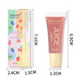 Glitter Plumping Lip Gloss Jelly Strawberry Moisturizer Fruit Lip Oil Transparent Fullness Lip Tint Gel Soft Tube Makeup LipCare