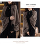 Wool Knitted Shawl Scarf Dual-purpose Autumn and Winter New Solid Color Loose Versatile Exterior Cloak Cardigan