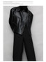 Mauroicardi Spring Autumn Oversized Cool Pu Leather Jacket Men Long Sleeve Stand Collar High Quality Luxury Designer Clothes