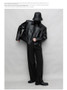 Mauroicardi Spring Autumn Oversized Cool Pu Leather Jacket Men Long Sleeve Stand Collar High Quality Luxury Designer Clothes