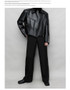 Mauroicardi Spring Autumn Oversized Cool Pu Leather Jacket Men Long Sleeve Stand Collar High Quality Luxury Designer Clothes