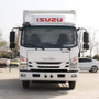 Isuzu ELF KV100 4*2 Diesel Van Cargo Truck 5-10 Ton Light with Rear Steering Left Box Truck for Express Transportation