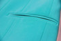 LGRQ 2026 Spring Fashion Women Clothes Notched Collar Full Sleeves Metal Single Button Slim High Waist Blazer Office Lady