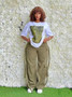 Women's Loose Fit T-Shirt and Pants Wholesale Price Two Piece Set Luxury Clothes for Women