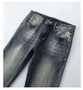 Spring Autumn New American Denim Coats Set Classic Simple and Versatile Washed Elastic Cowboy Jeans Clothes For Men