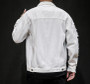 Spring Autumn Men's Denim Jackets Streetwear Casual Cotton Classic Slim Jeans Coat Male Clothes Cowboy Jacket