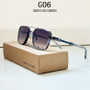 2025 Square Sunglass Men Luxury Vintage Sunglasses Women Trendy Retro Fashion Glasses Gafas De Sol Hombre Lunette Soleil Femme