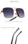 2025 Square Sunglass Men Luxury Vintage Sunglasses Women Trendy Retro Fashion Glasses Gafas De Sol Hombre Lunette Soleil Femme
