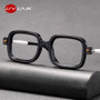 UVLAIK Myopia Optical Glasses Frame Men Women Retro Square Sunglasses Fashion Anti Blue Light Computer Goggles Eyglasses
