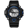 Men's Watch Fashion Sports Electronic Wristwatch Large dial Multifunctional Waterproof Luminous Alarm Kids Male's Military Watch