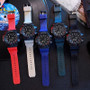 Men's Watch Fashion Sports Electronic Wristwatch Large dial Multifunctional Waterproof Luminous Alarm Kids Male's Military Watch