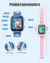 2025 Kids Smart Watch 1.52 Inch IP67 Waterproof GPS Tracking Children 4g Silicone Watches for Children