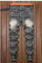Luxury Men's Classic Jeans Straight Pants Autumn and Winter Retro Ripped Hole Denim Trousers Motorcycle Work Pants for Men