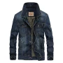 Spring Fashion Top Quality Brand Male Winter Denim Jacket Jeans Jacket Bomber Outwear Coats Plus Size 5XL Waterproof Men's