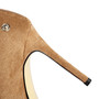 Red Studded Knee High Boots Buckle Wrinkle Booties Pointy Toe Back Zip Stiletto Heels Women Autumn Cool Girl Daily Casual Shoes