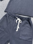 2024 Spring and Summer Casual Shorts Set Knitted Two Piece Men's V-neck Short Sleeve T-shirt and Shorts Street Wear Knitted Set