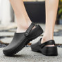 2025 Men's EVA Sandals Summer Large Black Kitchen Anti-Slip Work Shoes Waterproof Oil-Repellent Chef Shoes Kitchen Accessories