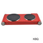 Double Burners Electric Hot Plate for Cooking Portable 2500w Easy to Clean Kitchen Stove