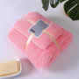 2PC Bath Towels Set Super Soft Highly Absorbent Quick-drying Coral Velvet Bath Towel For Adults Hotel & Spa Use