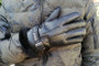 Sheepskin Fur Gloves Men's Thick Winter Warm Large Size Outdoor Windproof Cold Hand Stitching Sewn Leather Finger Gloves