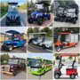 Brand New 4-Wheel High-Speed 60V Lithium Battery Mini Electric 2 4-Seater Lift Off-Road Vehicle Classic Golf Cart With Bumper