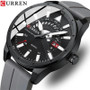CURREN 8421 Hot Selling Men's Watch Luxury Silicone Strap Watch Fashion Sports Relogio Masculino Fashion Wrist Watch for Men Uhr
