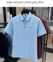High end brand 100% cotton short sleeve polo shirt luxury pony embroidery men's summer comfort fashion designer new Paul T-shirt
