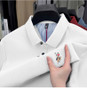 High end brand 100% cotton short sleeve polo shirt luxury pony embroidery men's summer comfort fashion designer new Paul T-shirt