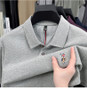 High end brand 100% cotton short sleeve polo shirt luxury pony embroidery men's summer comfort fashion designer new Paul T-shirt