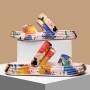 2024 New Thick-soled EVA Cave Shoes Women's Summer Wear Non-slip Beach Soft-soled Semi-Slippers Fashion Printed Sandals