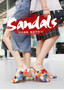 2024 New Thick-soled EVA Cave Shoes Women's Summer Wear Non-slip Beach Soft-soled Semi-Slippers Fashion Printed Sandals