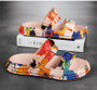 2024 New Thick-soled EVA Cave Shoes Women's Summer Wear Non-slip Beach Soft-soled Semi-Slippers Fashion Printed Sandals