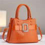 Fashionable New Women's 3-Layer Handbag Trendy Bright Leather Shoulder Bag Large Capacity Crossbody City Commuter Tote Bag Women