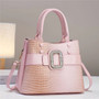 Fashionable New Women's 3-Layer Handbag Trendy Bright Leather Shoulder Bag Large Capacity Crossbody City Commuter Tote Bag Women