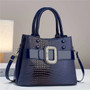 Fashionable New Women's 3-Layer Handbag Trendy Bright Leather Shoulder Bag Large Capacity Crossbody City Commuter Tote Bag Women