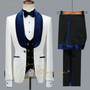 Fashion Designs Men Suits Groomsman Black Floral Jacket Burgundy Velvet Lapel Formal Groom Wear Wedding Party Dress Prom Tuxedos
